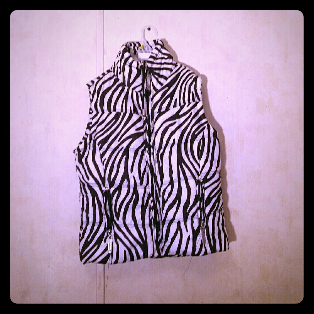 Zebra Print vest